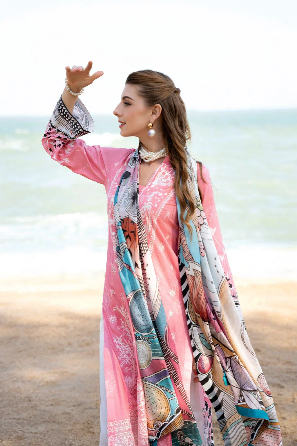 Ramsha | Ghazal Luxury Lawn | G-307 - Aqsa Fabrics