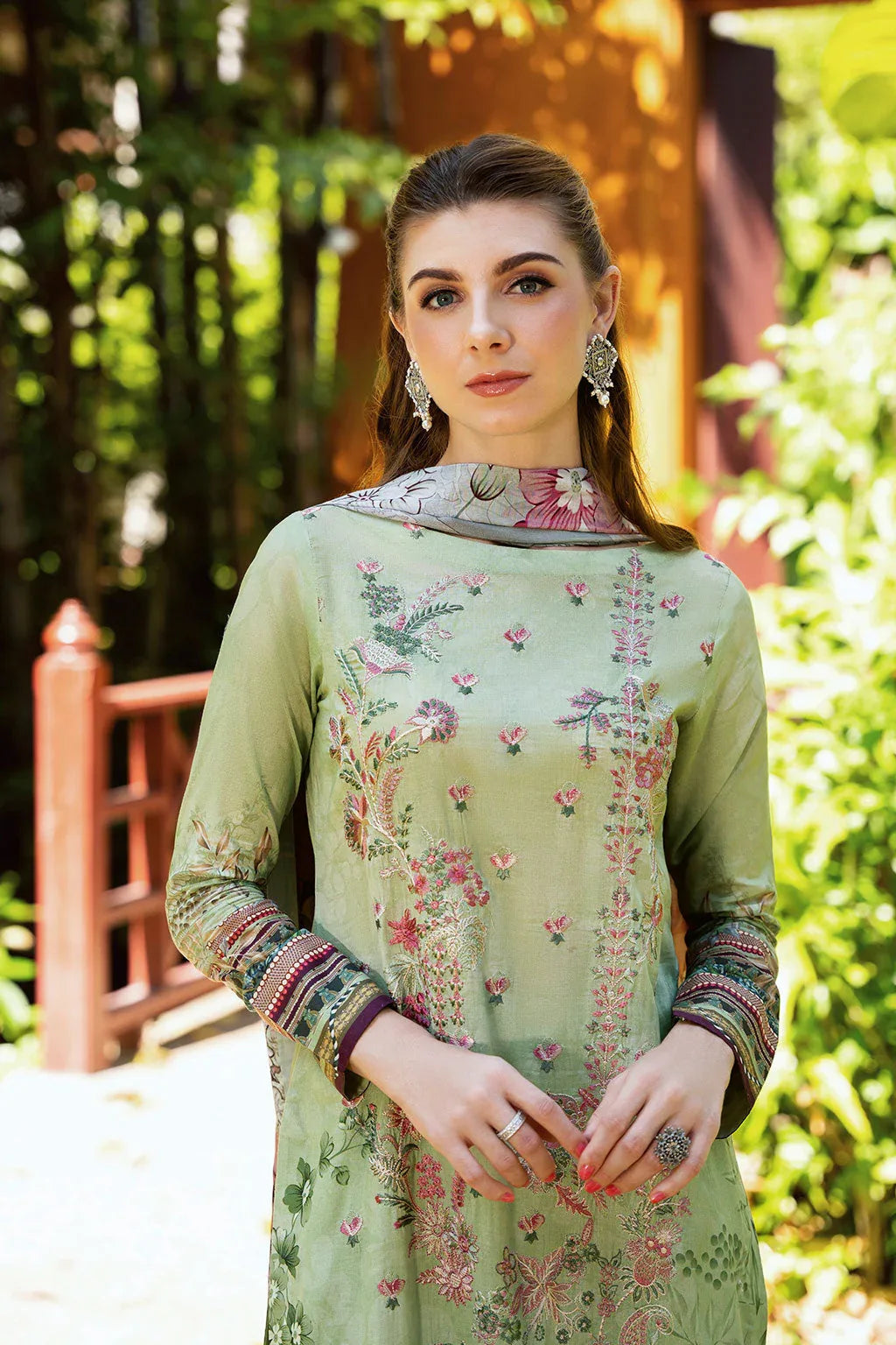 Ramsha | Ghazal Luxury Lawn | G-304 - Aqsa Fabrics