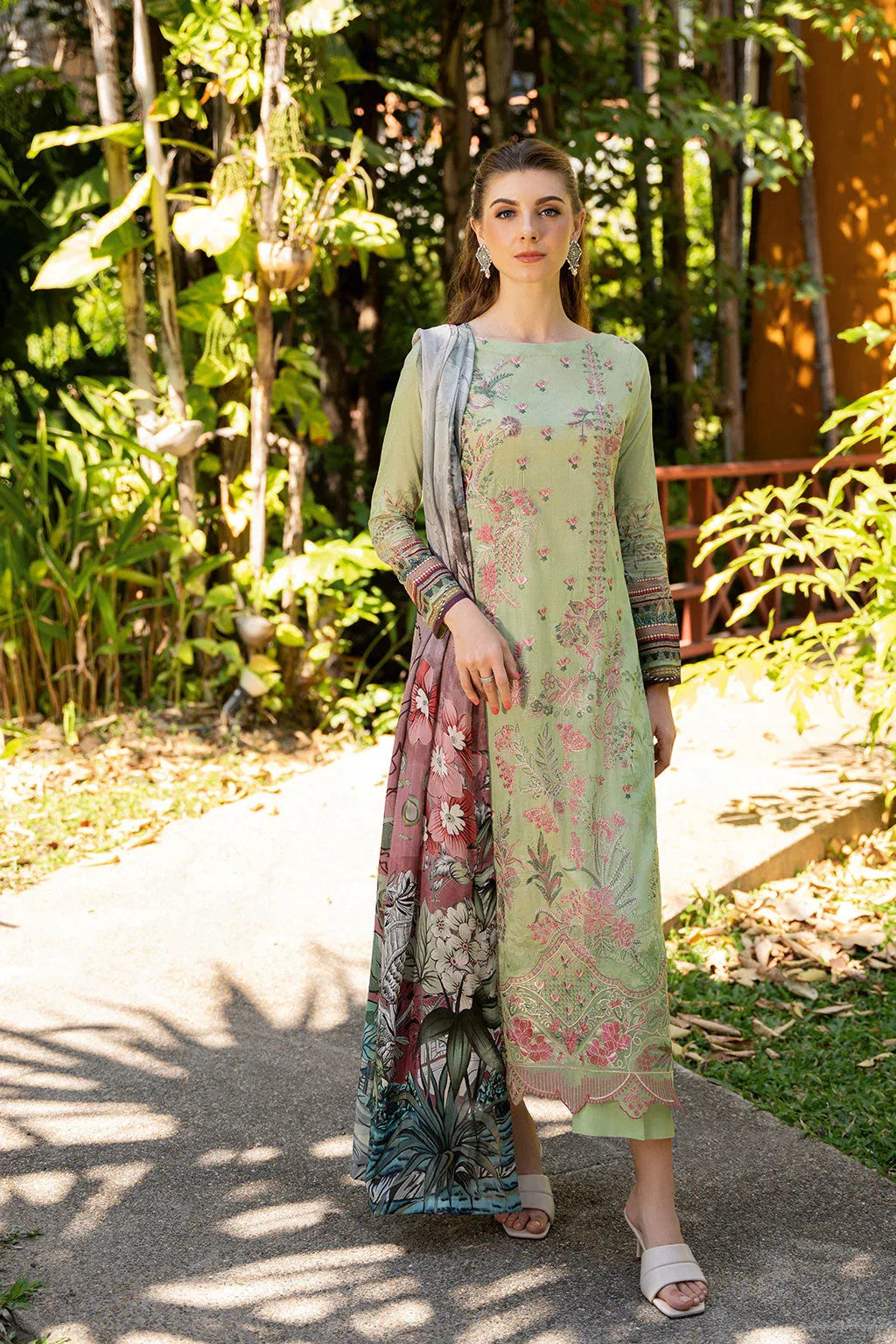 Ramsha | Ghazal Luxury Lawn | G-304 - Aqsa Fabrics