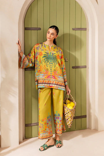 Saira Rizwan | Silk Coords 25 | PALM SUGAR - SRSP-25-04 - Aqsa Fabrics