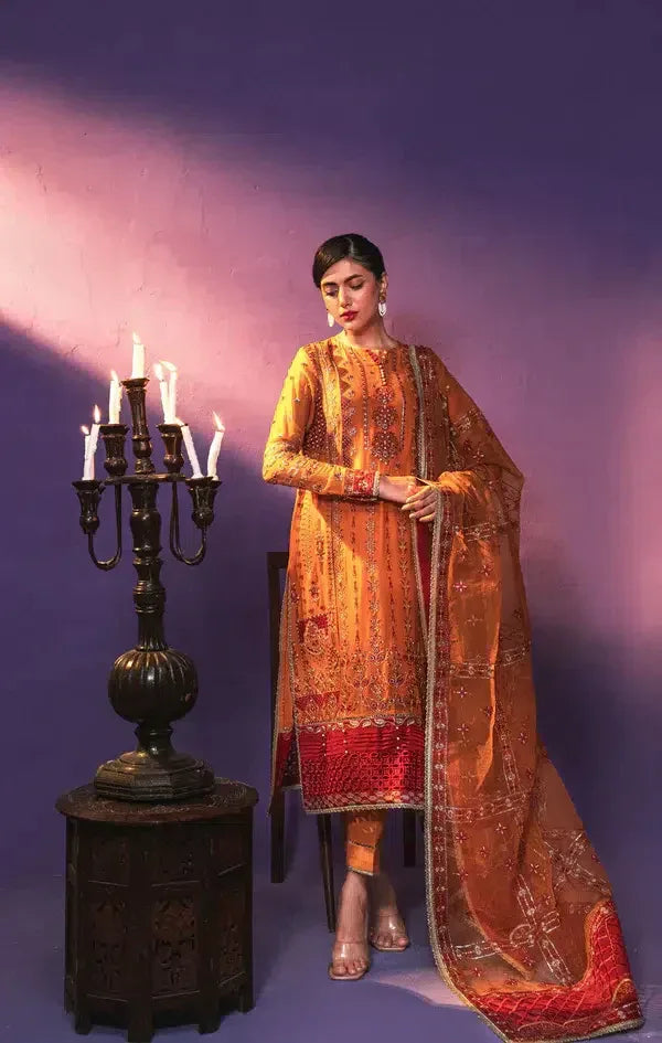 Gisele | Zarish Festive Collection 23 | Gul Makai - Aqsa Fabrics