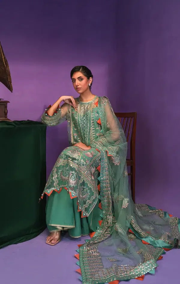 Gisele | Zarish Festive Collection 23 | Nazo - Aqsa Fabrics