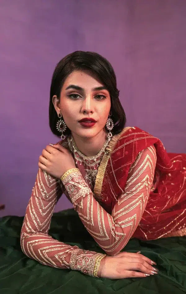 Gisele | Zarish Festive Collection 23 | Serina - Aqsa Fabrics