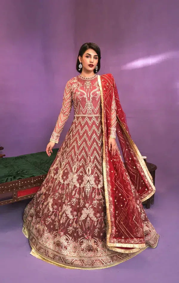 Gisele | Zarish Festive Collection 23 | Serina - Aqsa Fabrics