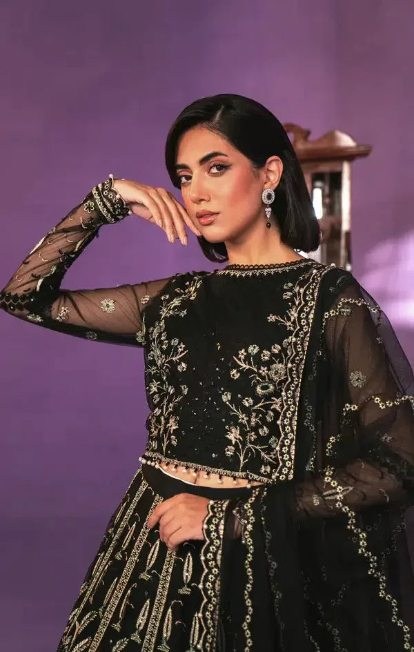 Gisele | Zarish Festive Collection 23 | Zarghuna - Aqsa Fabrics