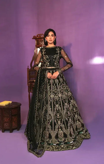 Gisele | Zarish Festive Collection 23 | Zarghuna - Aqsa Fabrics