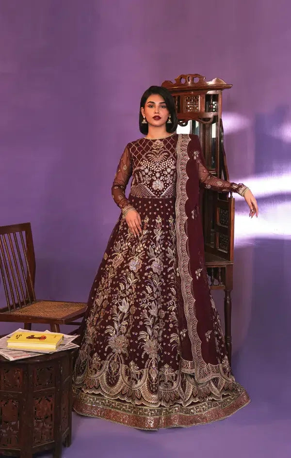 Gisele | Zarish Festive Collection 23 | Spezala - Aqsa Fabrics