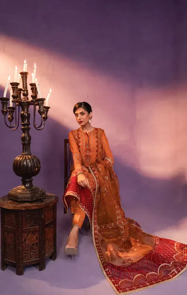 Gisele | Zarish Festive Collection 23 | Gul Makai - Aqsa Fabrics