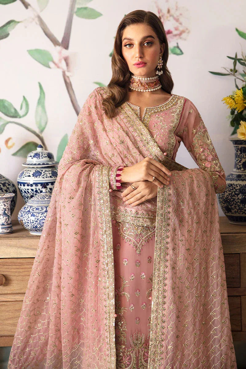 Gulaal | Embroidered Chiffon 24 | Viviana - Aqsa Fabrics