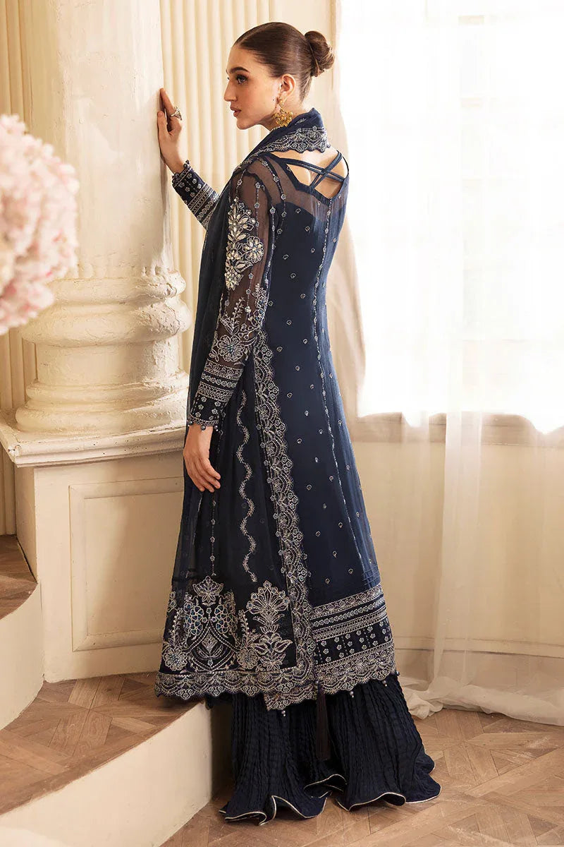 Gulaal | Embroidered Chiffon 24 | Evara - Aqsa Fabrics