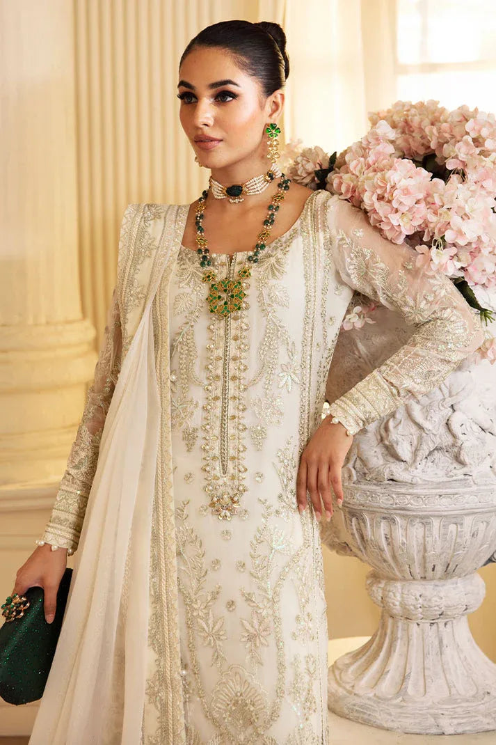 Gulaal | Embroidered Chiffon 24 | Delphine - Aqsa Fabrics