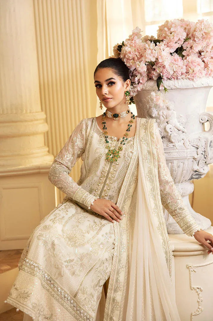 Gulaal | Embroidered Chiffon 24 | Delphine - Aqsa Fabrics