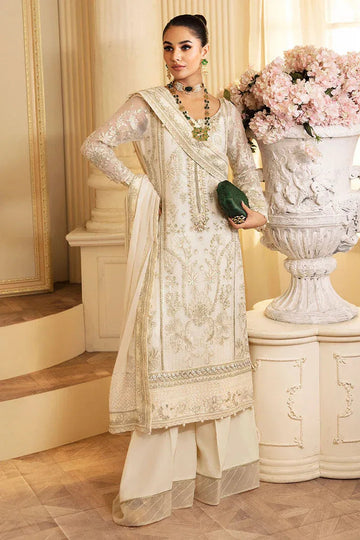 Gulaal | Embroidered Chiffon 24 | Delphine - Aqsa Fabrics