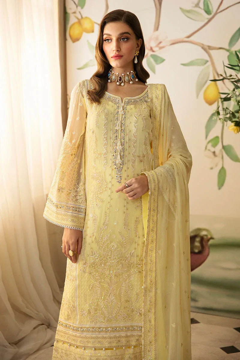 Gulaal | Embroidered Chiffon 24 | Estrella - Aqsa Fabrics