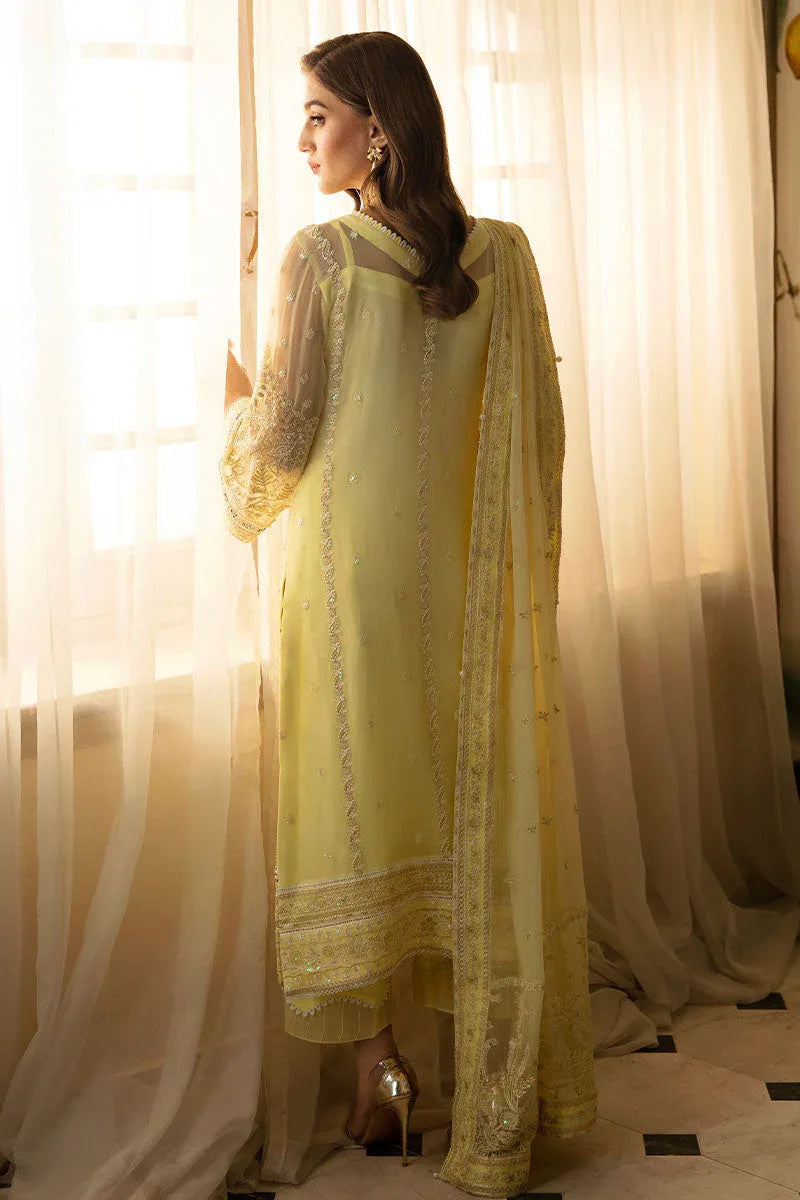 Gulaal | Embroidered Chiffon 24 | Estrella - Aqsa Fabrics