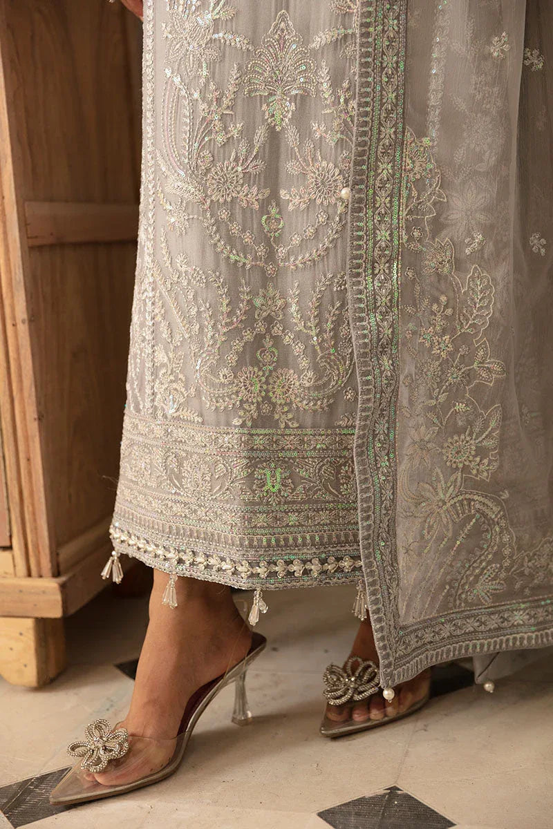 Gulaal | Embroidered Chiffon 24 | Aubrey - Aqsa Fabrics