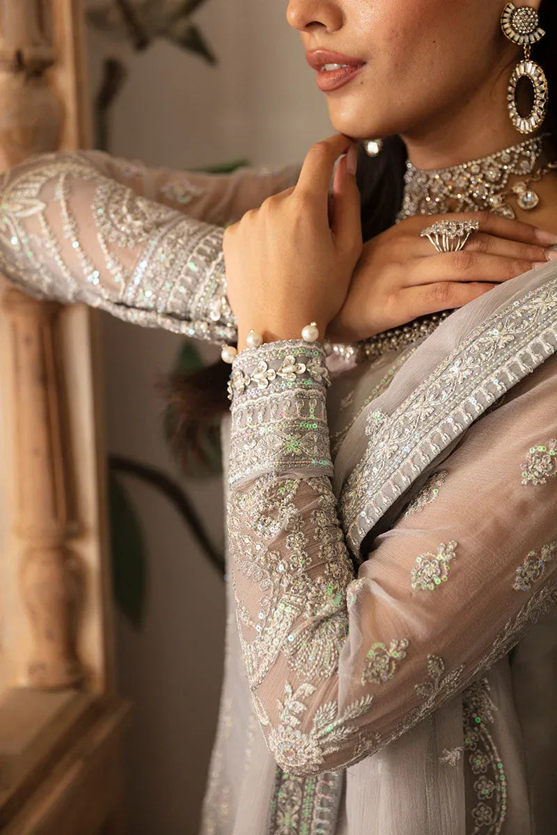Gulaal | Embroidered Chiffon 24 | Aubrey - Aqsa Fabrics