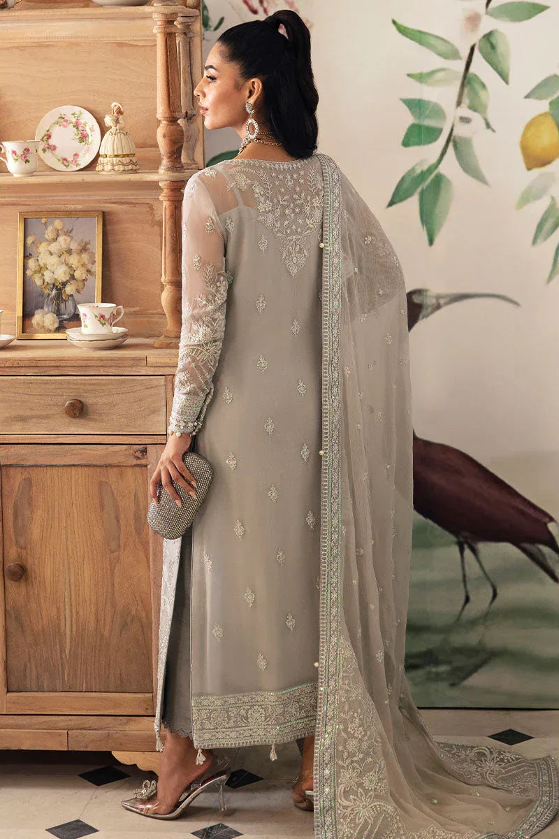 Gulaal | Embroidered Chiffon 24 | Aubrey - Aqsa Fabrics