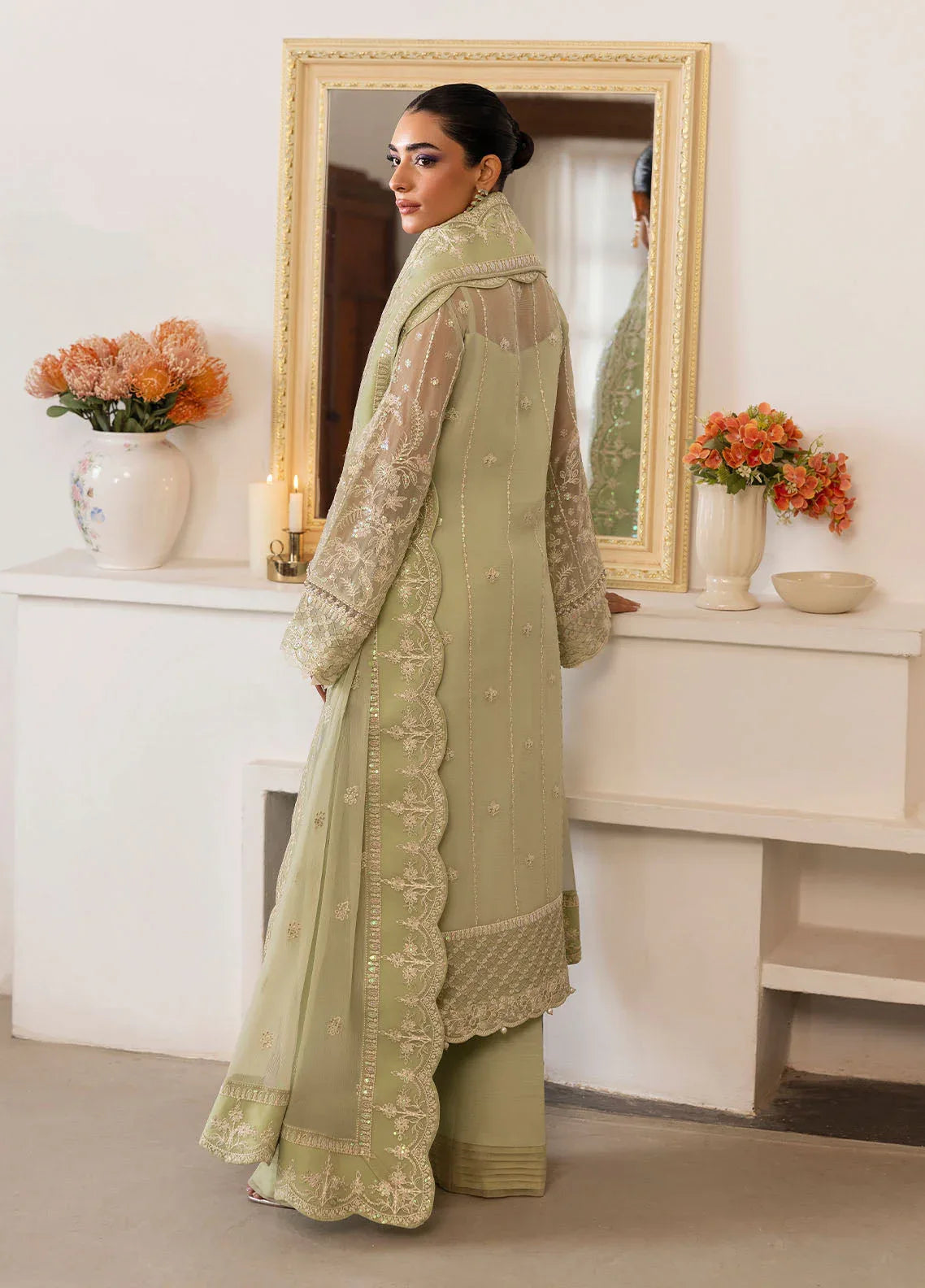 Gulaal | Reverie Embroidered Chiffon | VIRIDA - Aqsa Fabrics