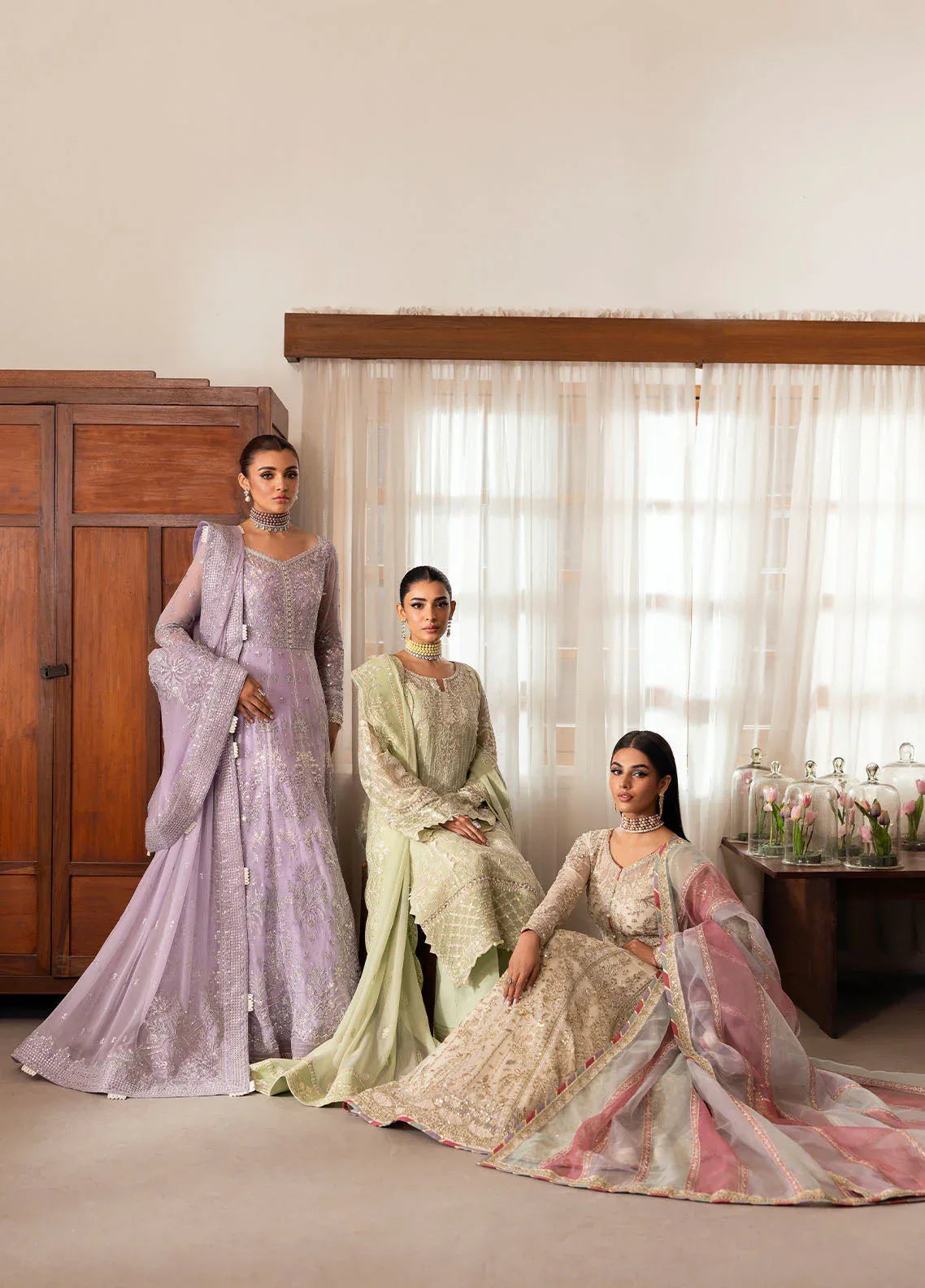 Gulaal | Reverie Embroidered Chiffon | VIRIDA - Aqsa Fabrics