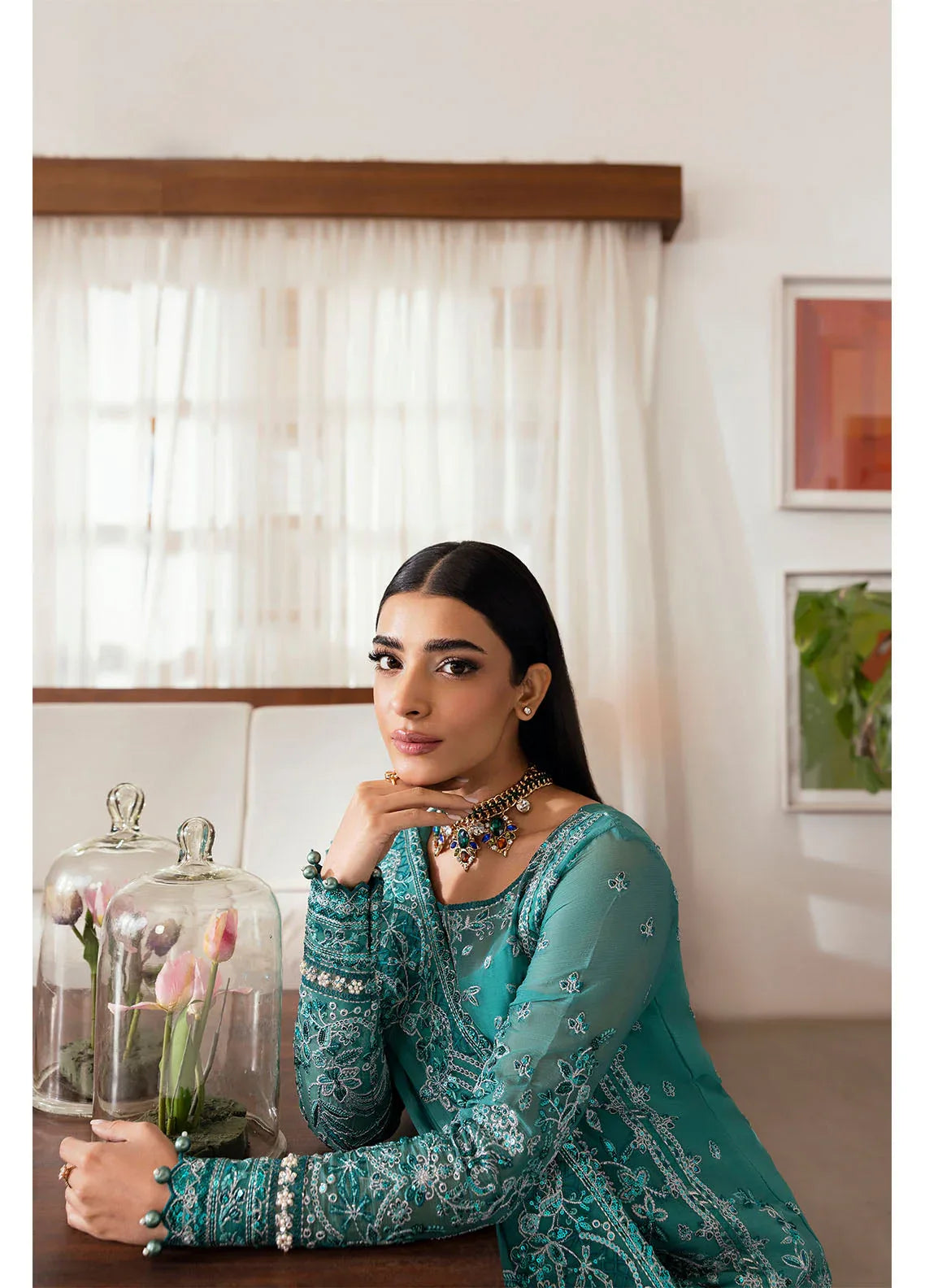 Gulaal | Reverie Embroidered Chiffon | MIRAL - Aqsa Fabrics