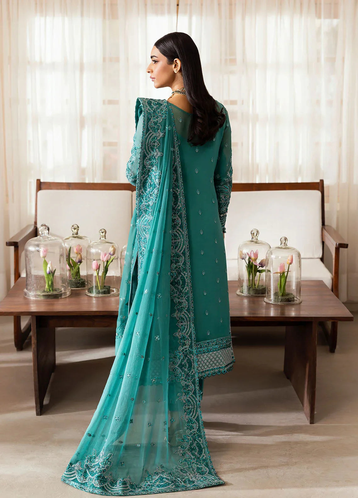 Gulaal | Reverie Embroidered Chiffon | MIRAL - Aqsa Fabrics