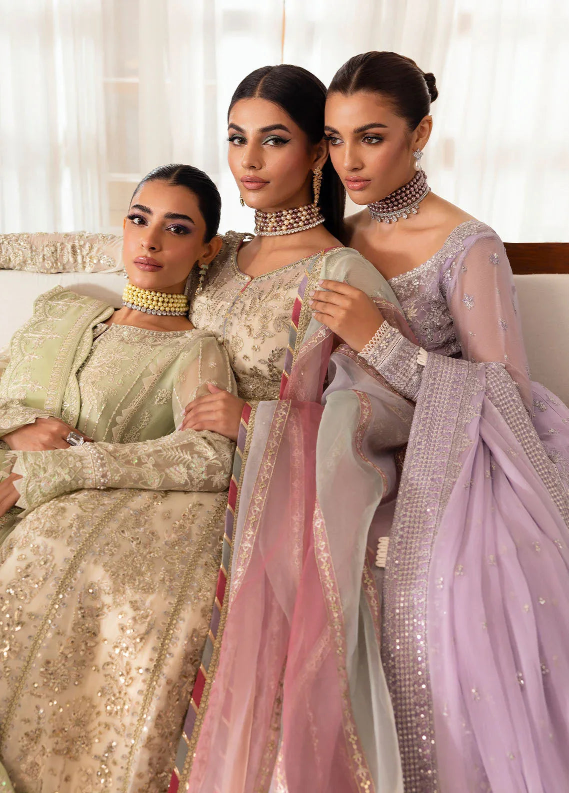 Gulaal | Reverie Embroidered Chiffon | PAREESA - Aqsa Fabrics