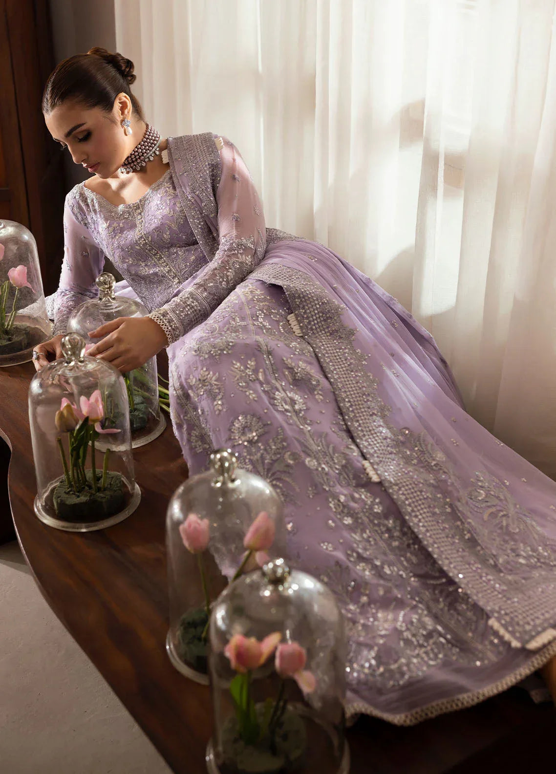 Gulaal | Reverie Embroidered Chiffon | PAREESA - Aqsa Fabrics