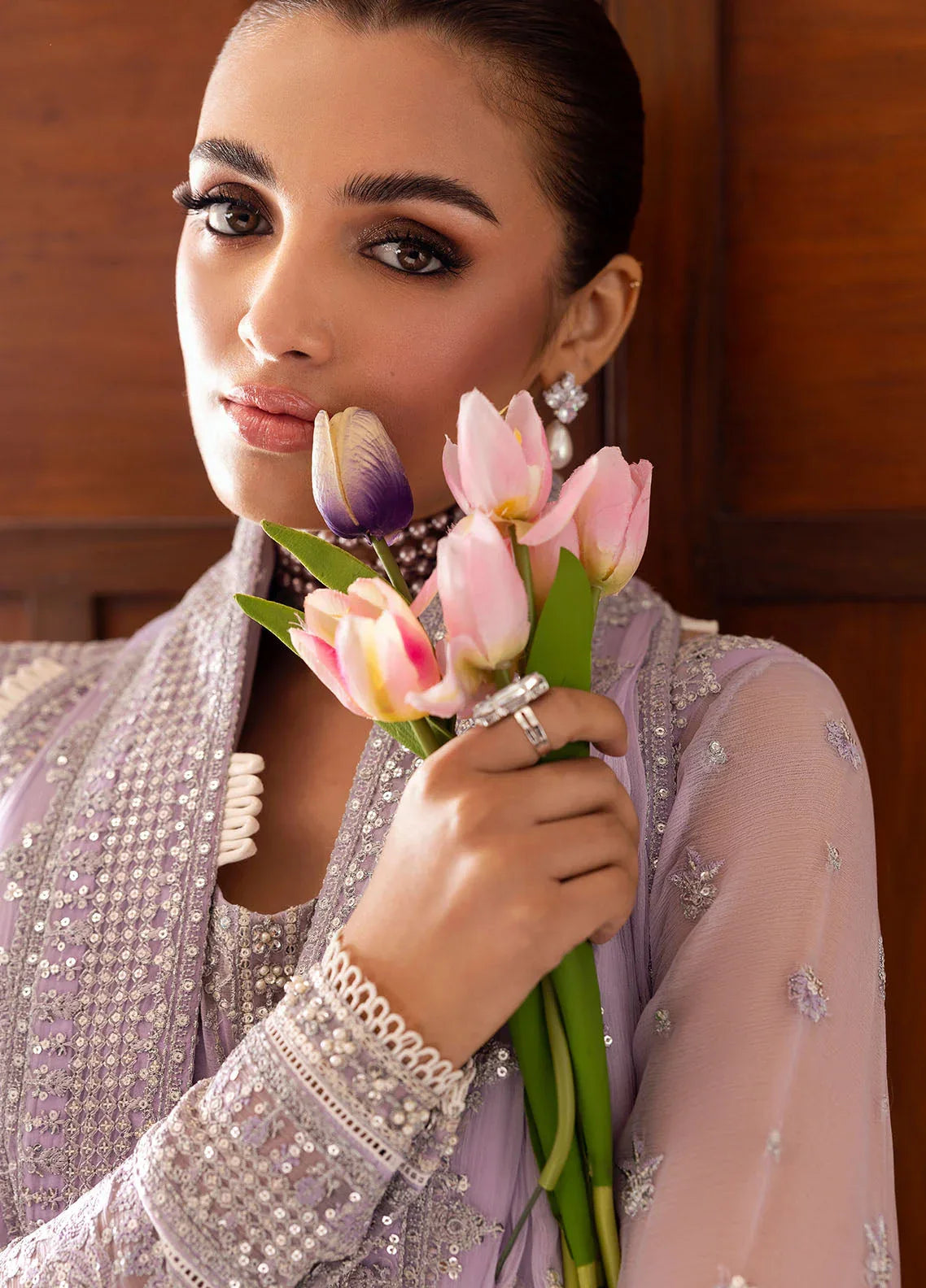 Gulaal | Reverie Embroidered Chiffon | PAREESA - Aqsa Fabrics
