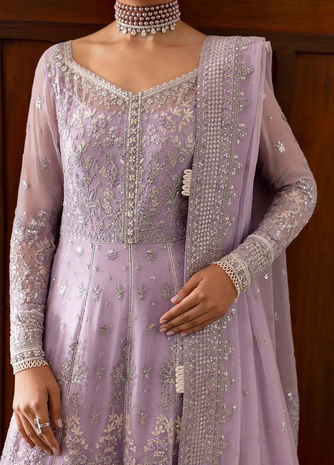 Gulaal | Reverie Embroidered Chiffon | PAREESA - Aqsa Fabrics