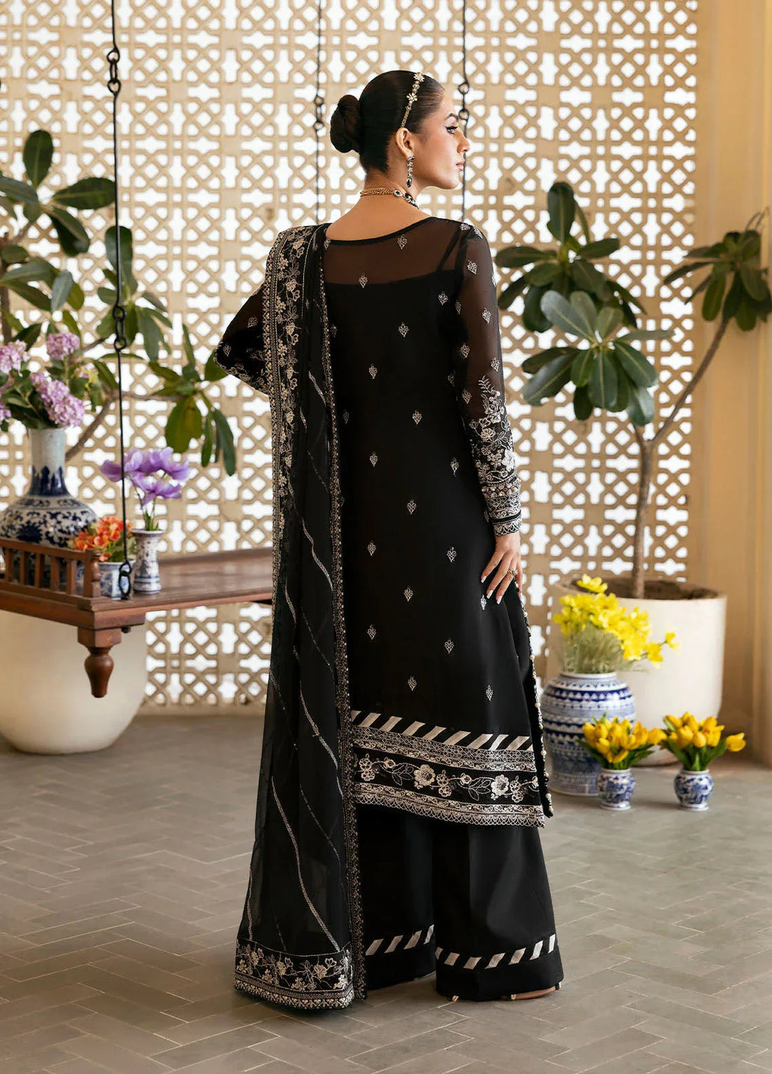 Gulaal | Reverie Embroidered Chiffon | NYRA - Aqsa Fabrics