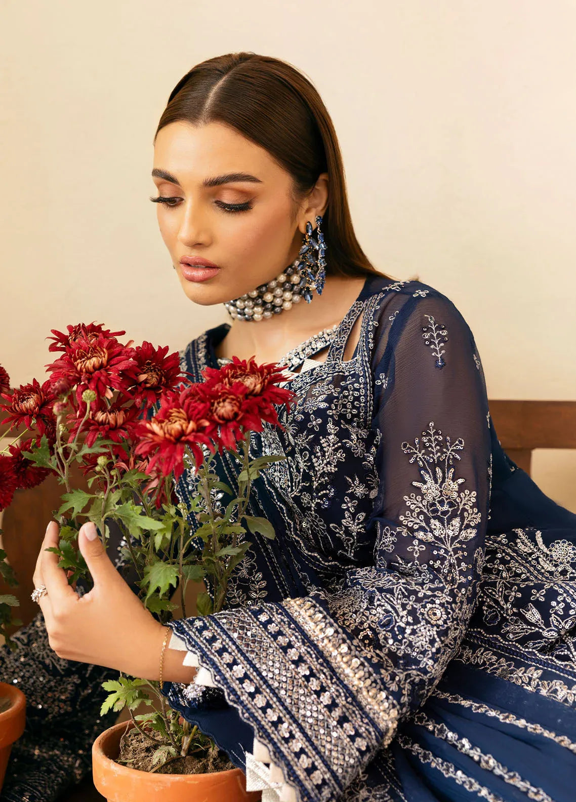 Gulaal | Reverie Embroidered Chiffon | ARISTA - Aqsa Fabrics