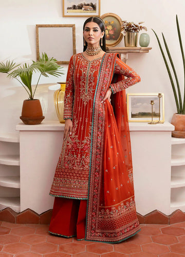 Gulaal | Reverie Embroidered Chiffon | ZARNA - Aqsa Fabrics