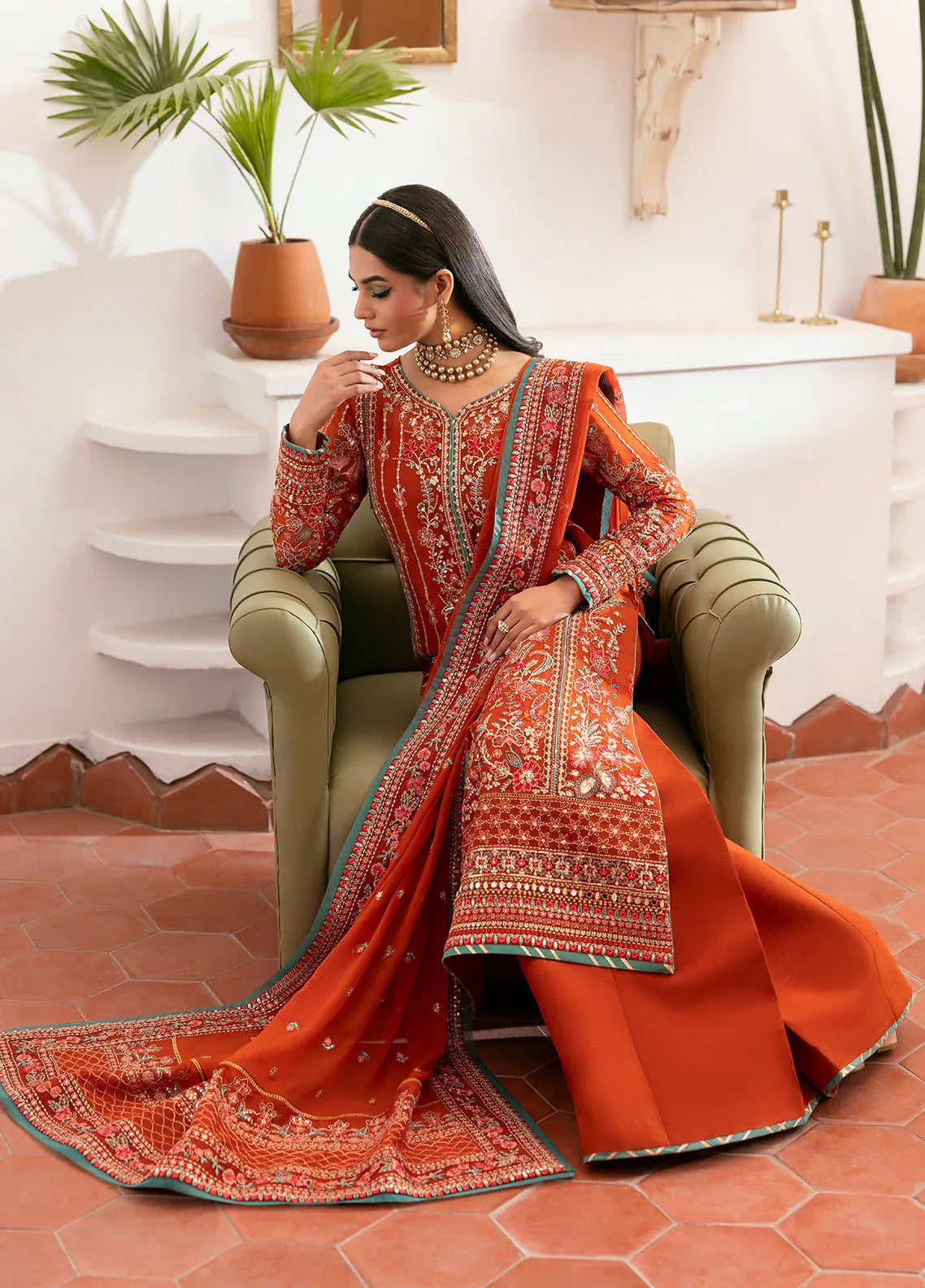 Gulaal | Reverie Embroidered Chiffon | ZARNA - Aqsa Fabrics