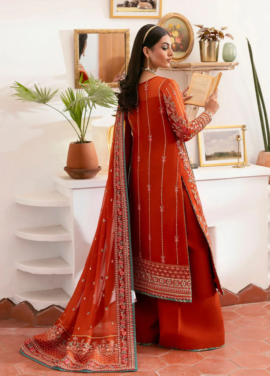 Gulaal | Reverie Embroidered Chiffon | ZARNA - Aqsa Fabrics