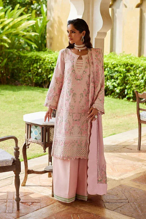 Gulaal | Luxury Lawn 25 | Magnolia - Aqsa Fabrics