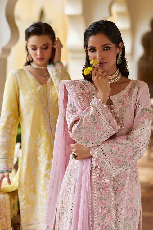 Gulaal | Luxury Lawn 25 | Magnolia - Aqsa Fabrics