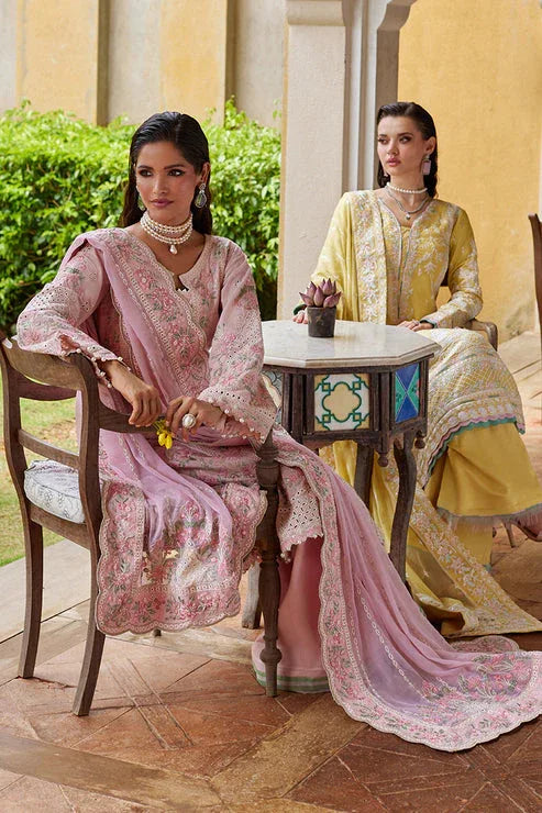 Gulaal | Luxury Lawn 25 | Magnolia - Aqsa Fabrics