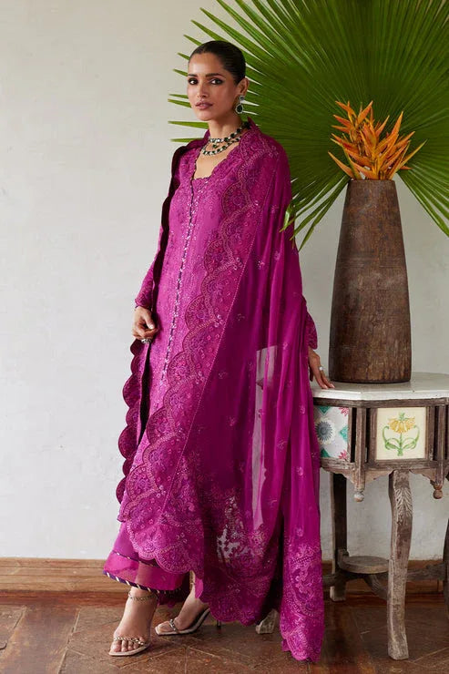 Gulaal | Luxury Lawn 25 | Hazel - Aqsa Fabrics