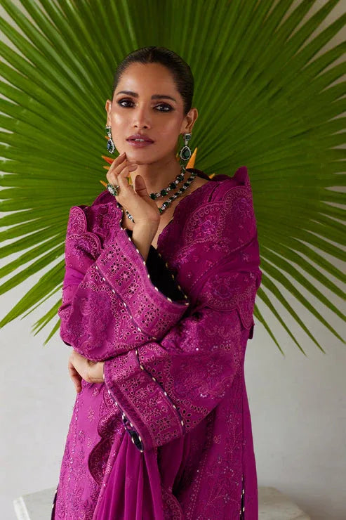 Gulaal | Luxury Lawn 25 | Hazel - Aqsa Fabrics