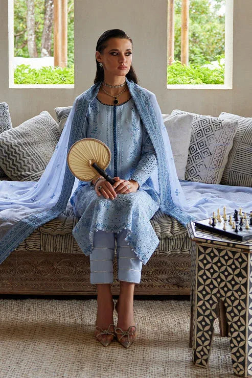 Gulaal | Luxury Lawn 25 | Azalea - Aqsa Fabrics