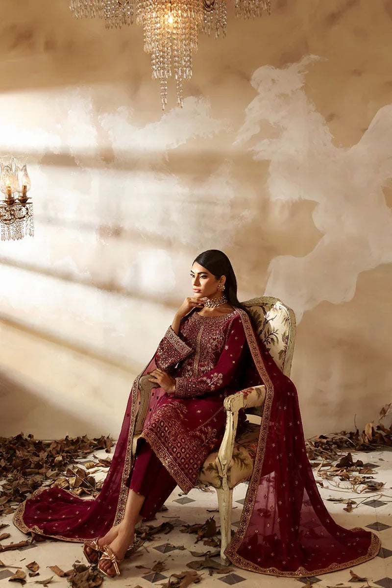Gulaal | Shehrnaaz Raw Silk | Ramail - Aqsa Fabrics