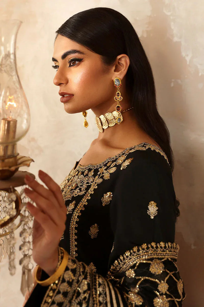 Gulaal | Shehrnaaz Raw Silk | Inaara - Aqsa Fabrics