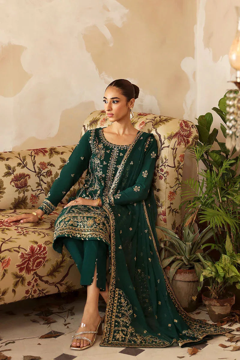 Gulaal | Shehrnaaz Raw Silk | Parizay - Aqsa Fabrics