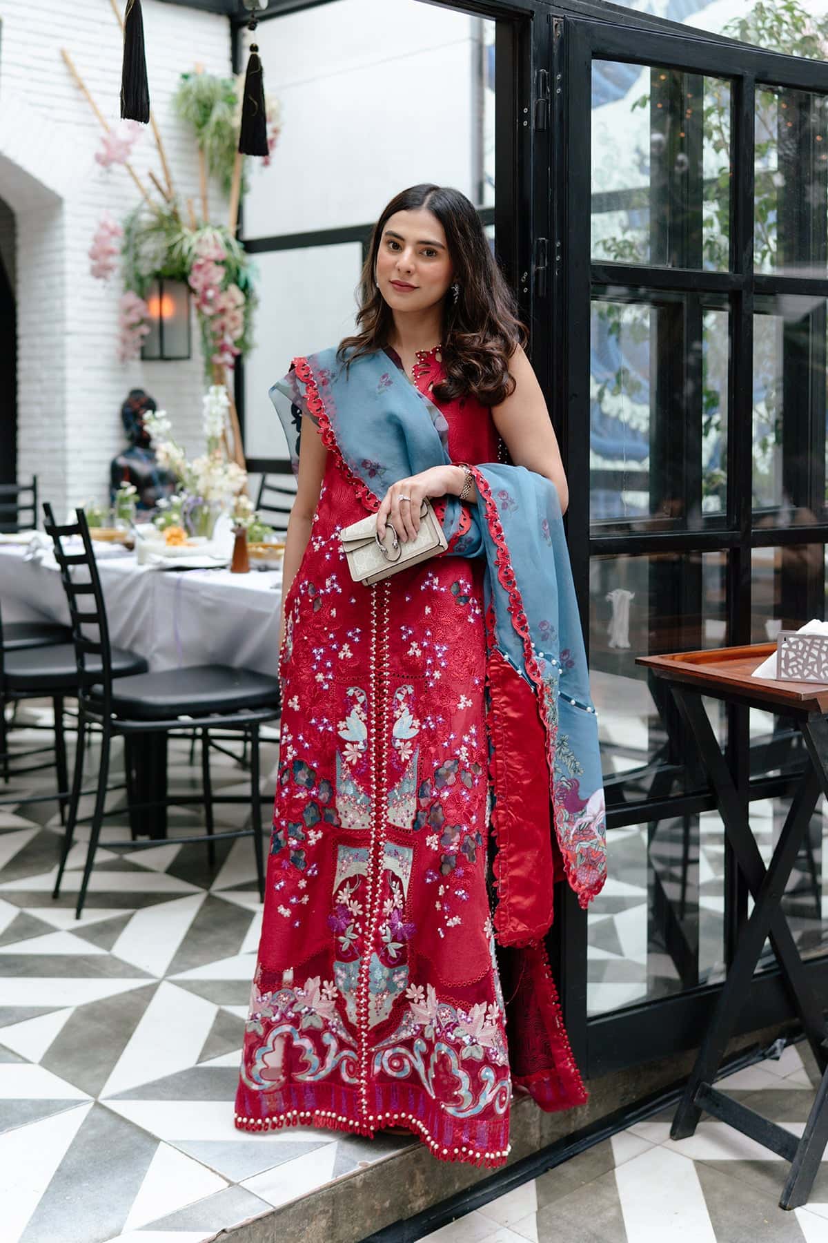 Afrozeh | Lawn 25 | Glacis - Aqsa Fabrics
