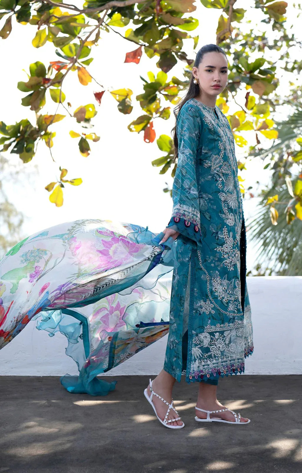 AJR Couture | Printakari Lawn 25 | Glory - Aqsa Fabrics