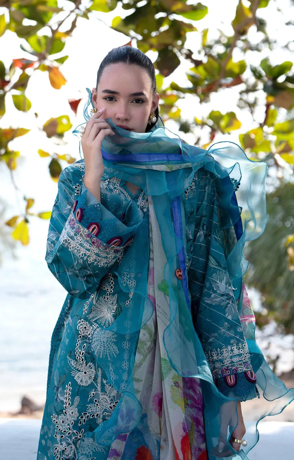 AJR Couture | Printakari Lawn 25 | Glory - Aqsa Fabrics