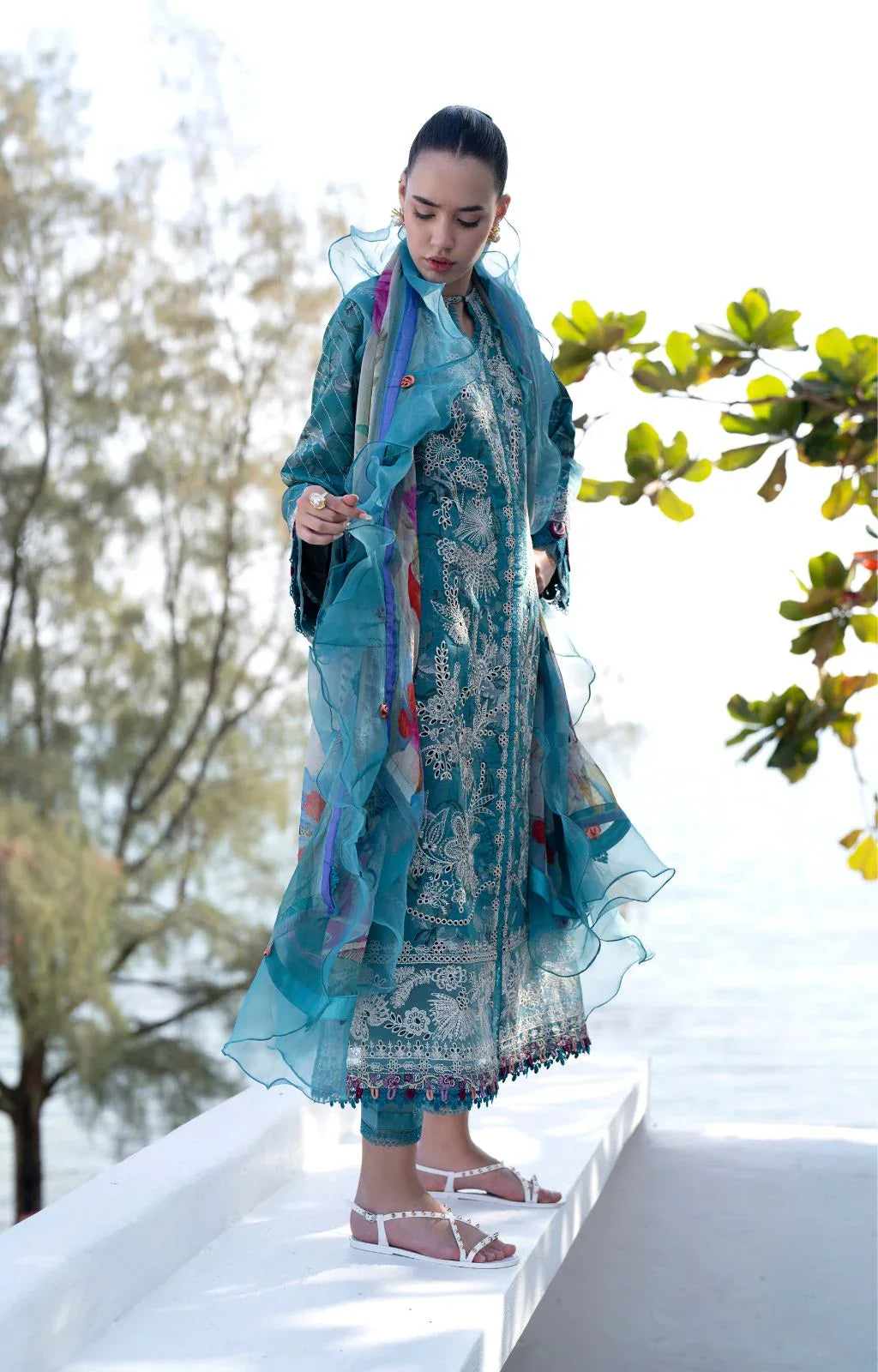 AJR Couture | Printakari Lawn 25 | Glory - Aqsa Fabrics