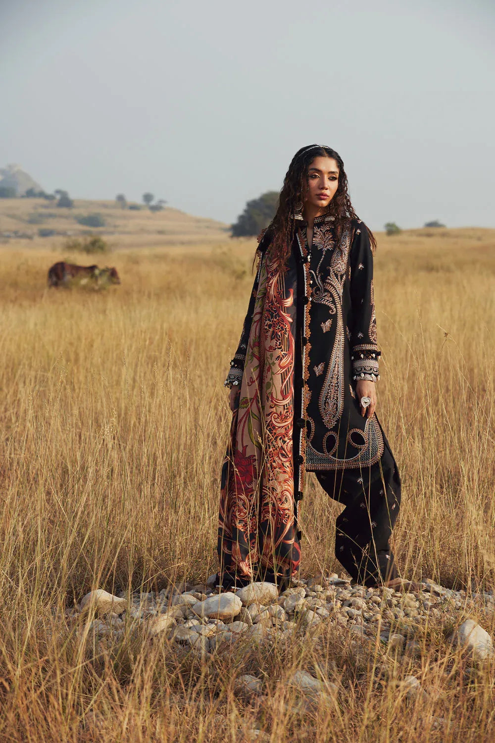 Saira Rizwan | Winter Khaddar 25 | MAHTAAB-SRW25-01 - Aqsa Fabrics