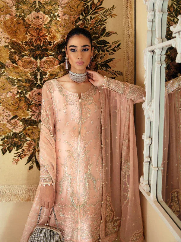Gulaal | Embroidered Chiffon 23 | ROSALIE GL-EC-23V1-03 - Aqsa Fabrics